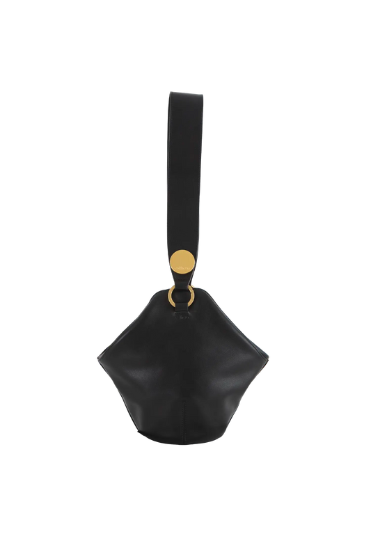 9PM maxi bag preta e dourado