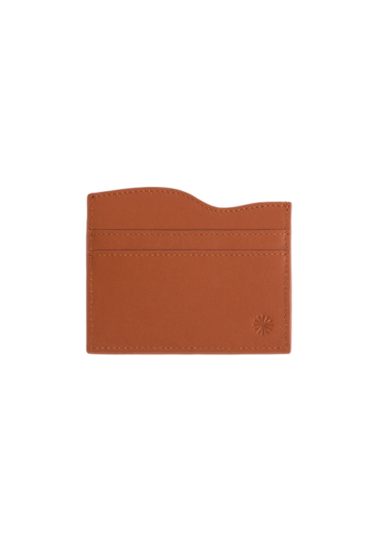 Waves card holder marrom