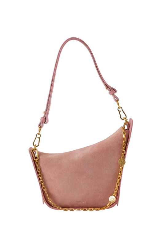 10AM camurça medium bag rosa