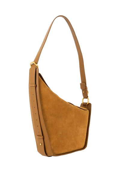 Bolsa em camurça na cor com tom elegante com fechamento seguro e alça ajustável confortável, design sofisticado e funcional ideal para o dia a dia.