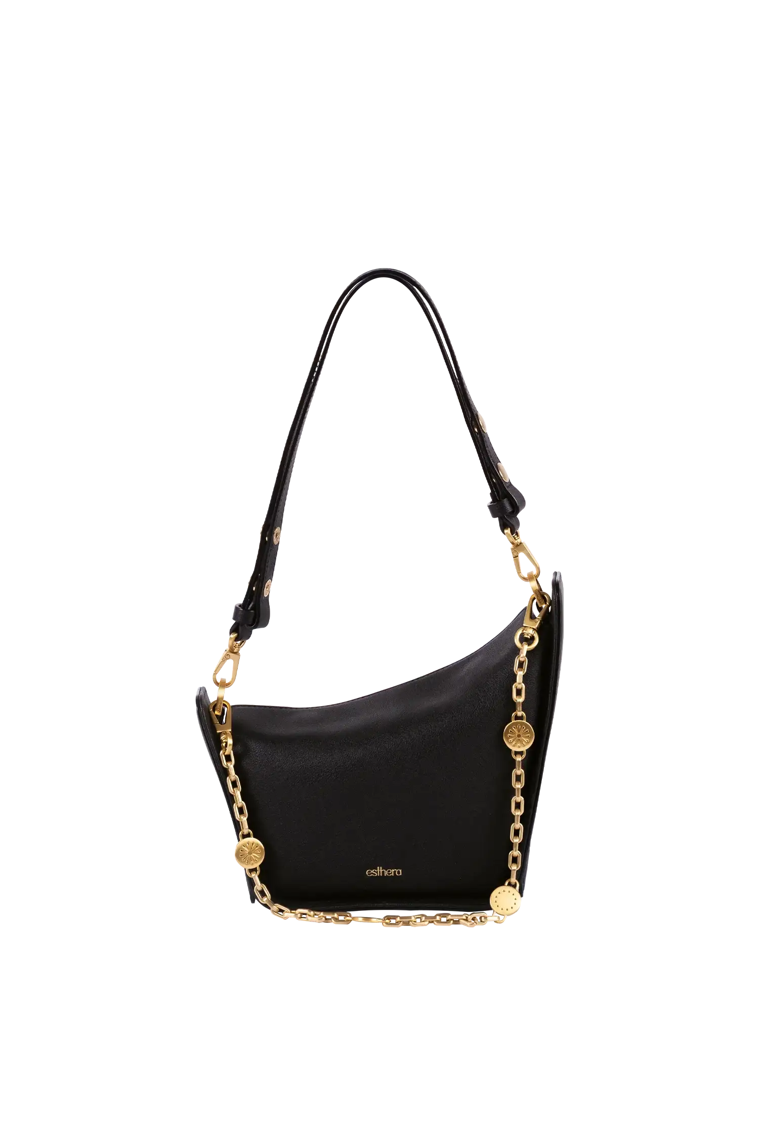 Bolsa tiracolo em couro legítimo na cor preta com fechamento seguro e alça ajustável confortável, design sofisticado e funcional ideal para o dia a dia.