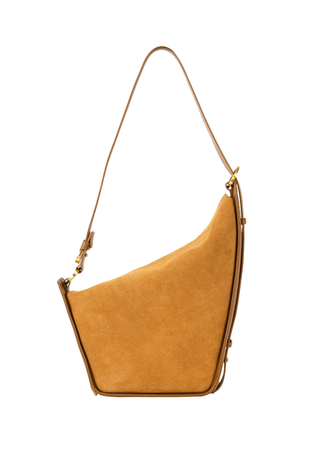 Bolsa em camurça na cor com tom elegante com fechamento por zíper e alça de ombro confortável, design sofisticado e funcional ideal para o dia a dia.