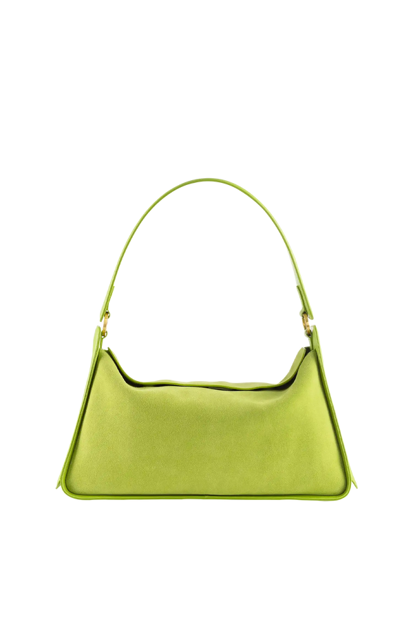 Bolsa de ombro em couro legítimo na cor com tom elegante com fechamento por zíper e alça de ombro confortável, design sofisticado e funcional ideal para o dia a dia.