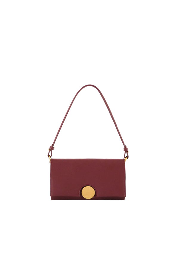 12AM baguette bag burgundy