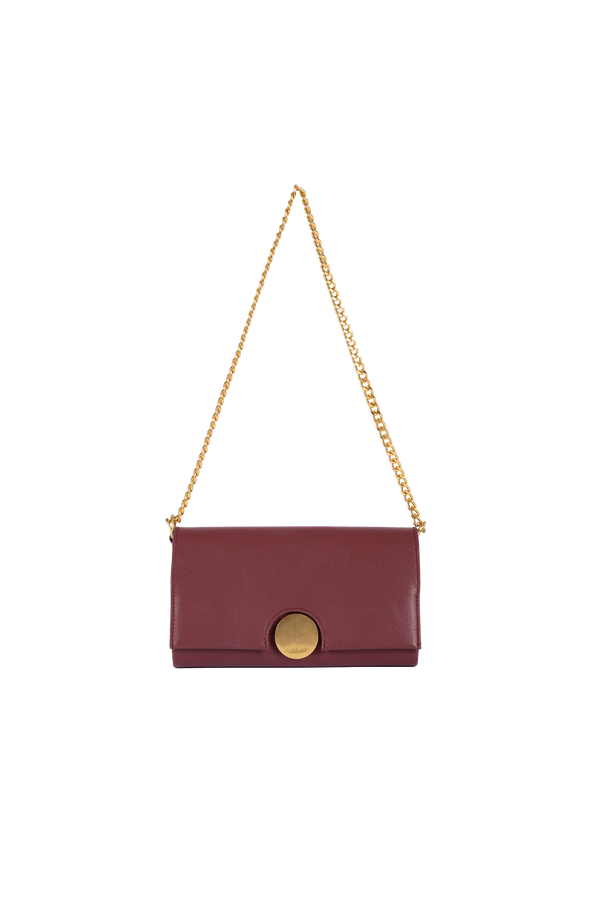 12AM baguette bag burgundy