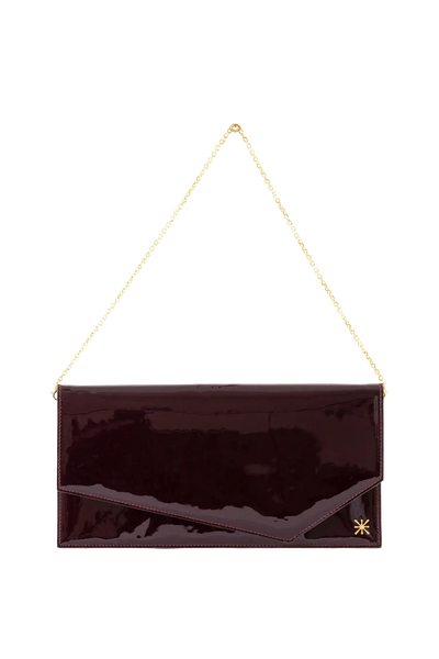 Bolsa em couro legítimo na cor burgundy com fechamento seguro e alça ajustável confortável, design sofisticado e funcional ideal para o dia a dia.