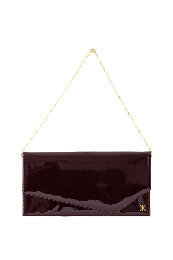 Bolsa em couro legítimo na cor burgundy com fechamento seguro e alça ajustável confortável, design sofisticado e funcional ideal para o dia a dia.