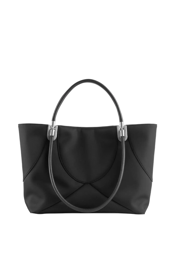 4PM maxi handbag nylon preta.