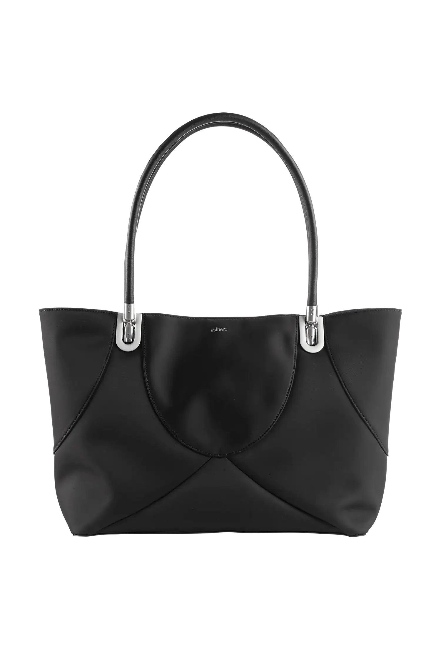 Bolsa de mão em couro legítimo na cor preta com fechamento seguro e alça ajustável confortável, design sofisticado e funcional ideal para o dia a dia.