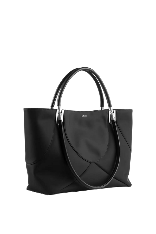 4PM maxi handbag nylon preta.