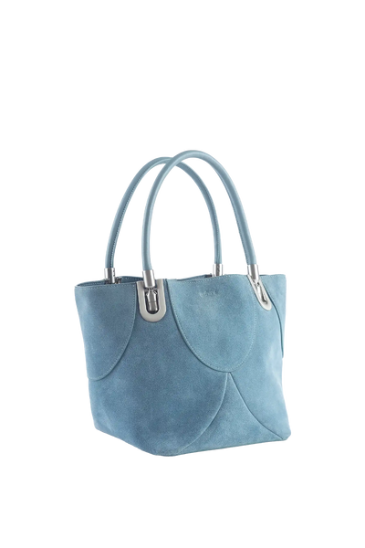 Bolsa de mão em camurça na cor com tom elegante com fechamento seguro e alça ajustável confortável, design sofisticado e funcional ideal para o dia a dia.