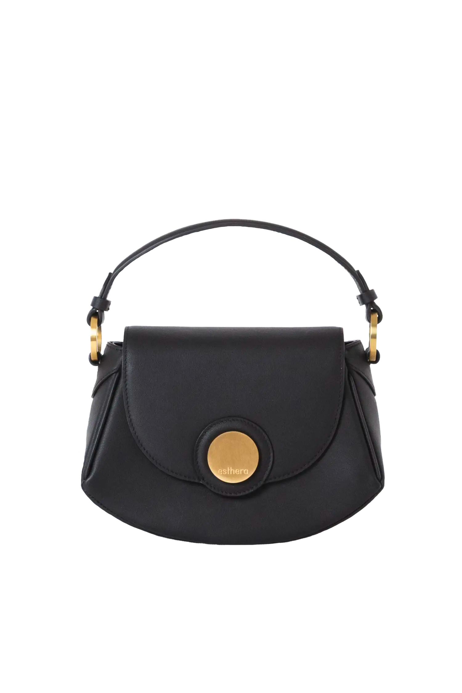 Bolsa tiracolo em couro legítimo na cor preta com fechamento seguro e alça ajustável confortável, design sofisticado e funcional ideal para o dia a dia.