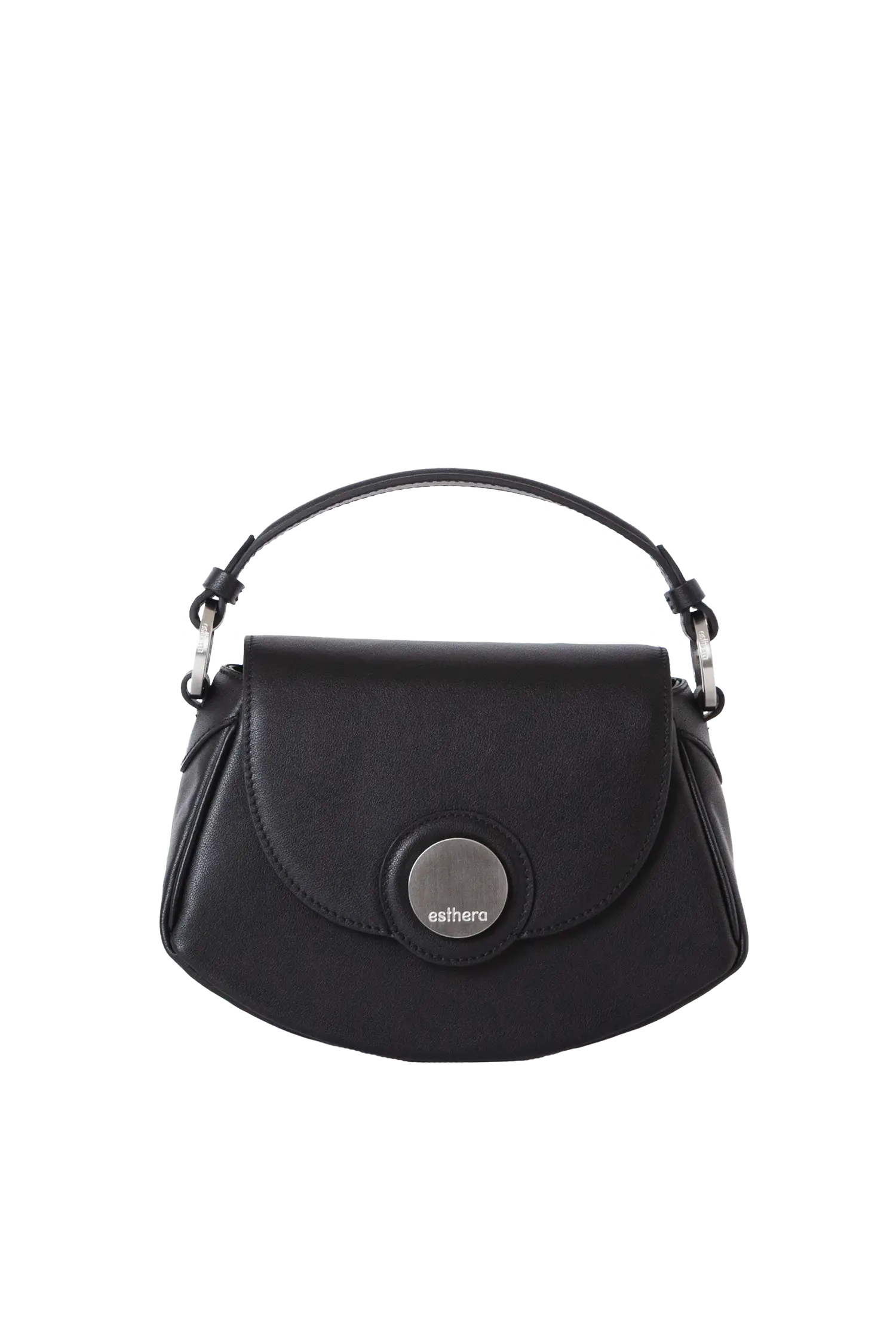 Bolsa tiracolo em couro legítimo na cor preta com fechamento seguro e alça ajustável confortável, design sofisticado e funcional ideal para o dia a dia.