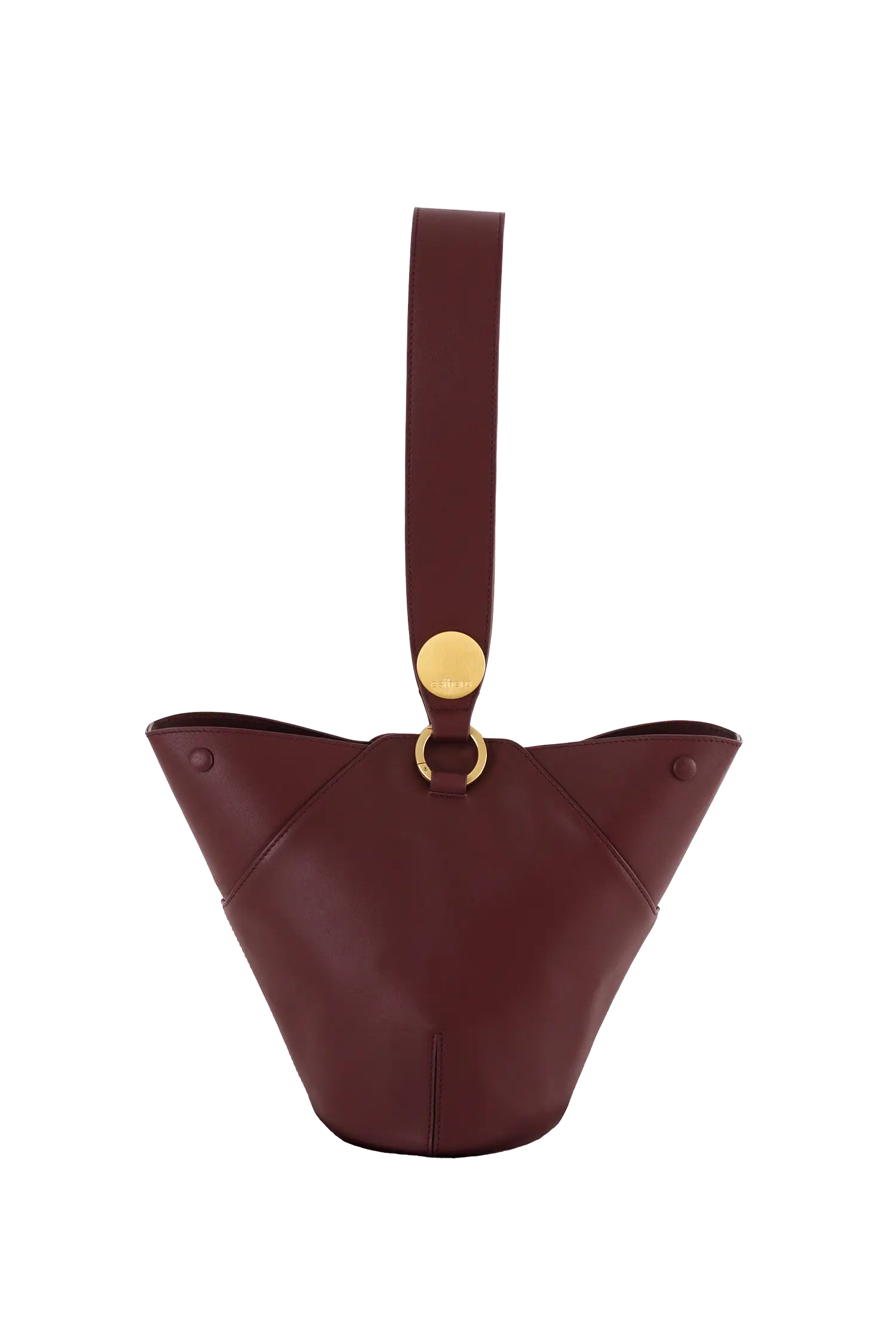 Bolsa em couro legítimo na cor burgundy com fechamento seguro e alça ajustável confortável, design sofisticado e funcional ideal para o dia a dia.