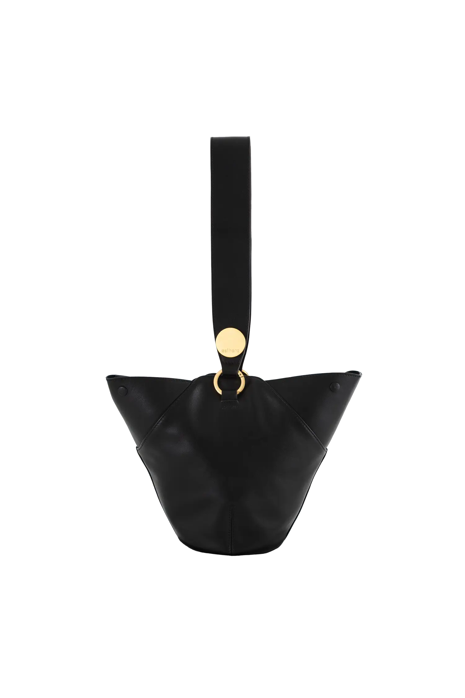 9PM maxi bag preta e dourado