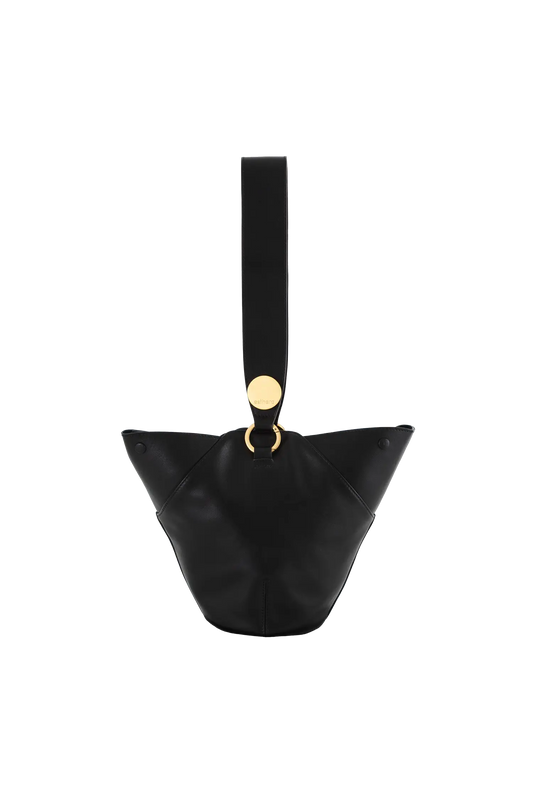 9PM maxi bag preta e dourado
