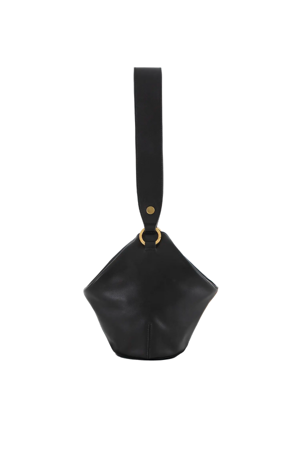 9PM maxi bag preta e dourado