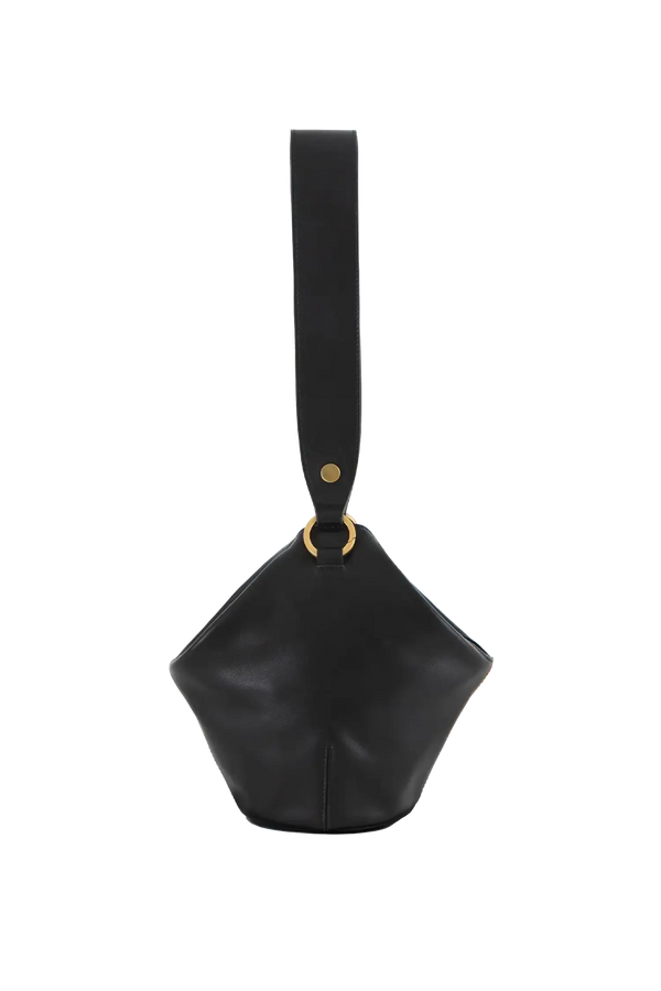 9PM maxi bag preta e dourado