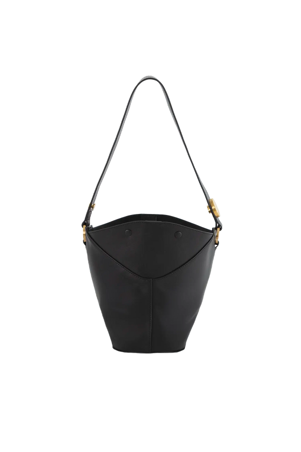 9PM maxi bag preta e dourado