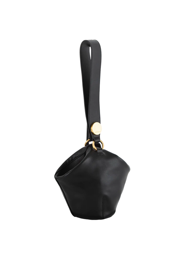9PM maxi bag preta e dourado