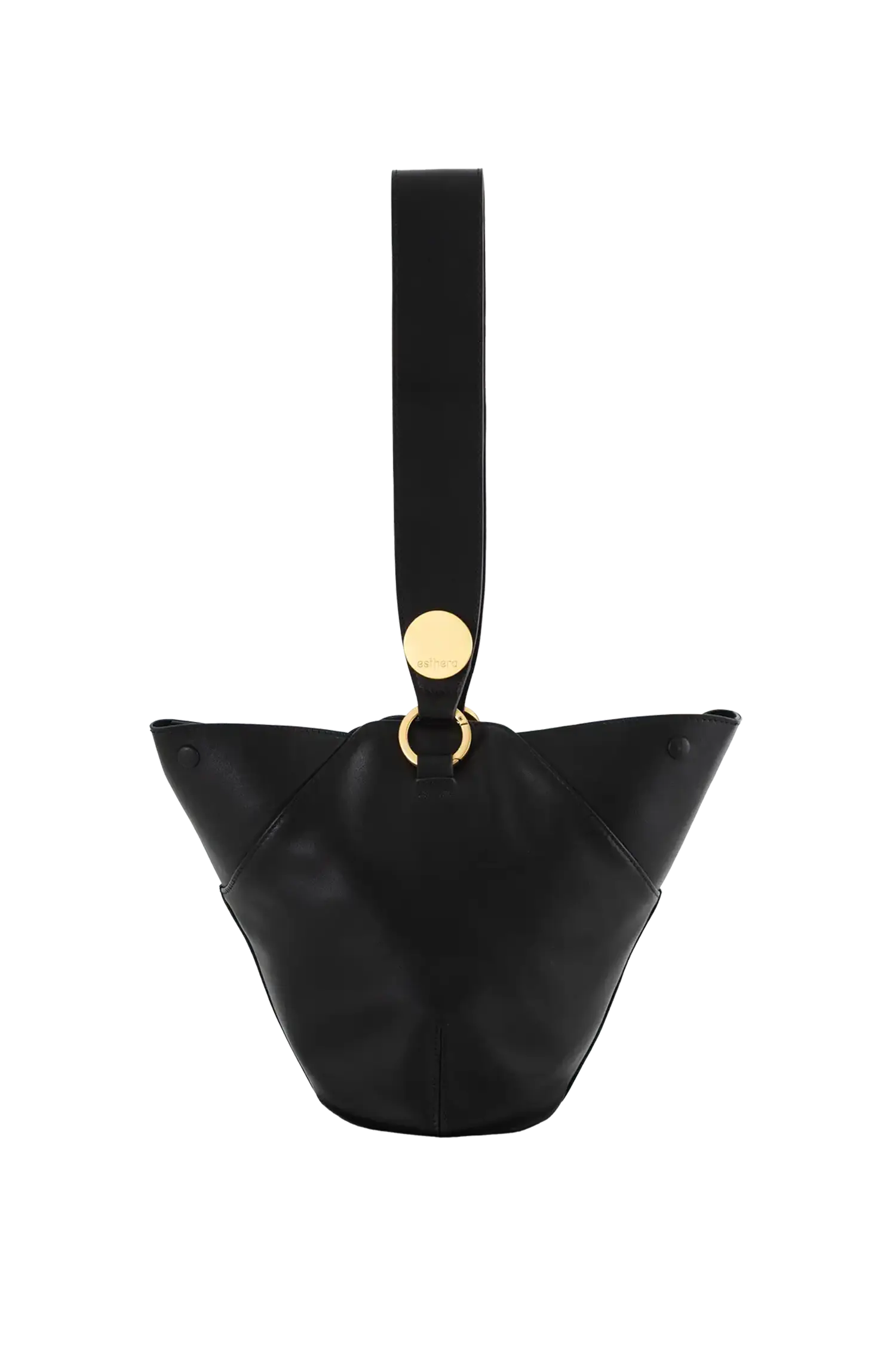 9PM maxi bag preta e dourado