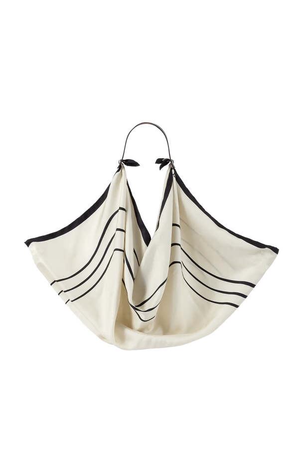 Scarf handle marrom e preto