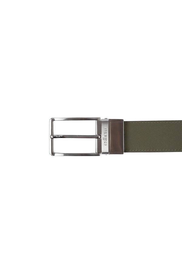 Essential belt marrom e sage green
