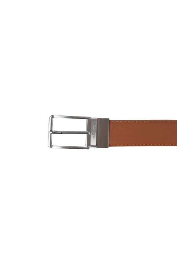 Essential belt preto e caramelo