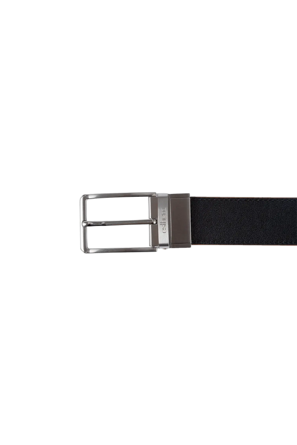 Essential belt preto e caramelo