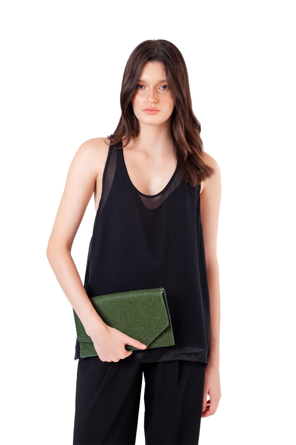 1AM beads bag verde