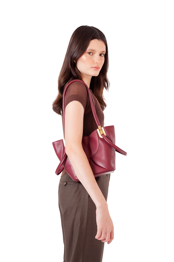 4PM mini handbag burgundy
