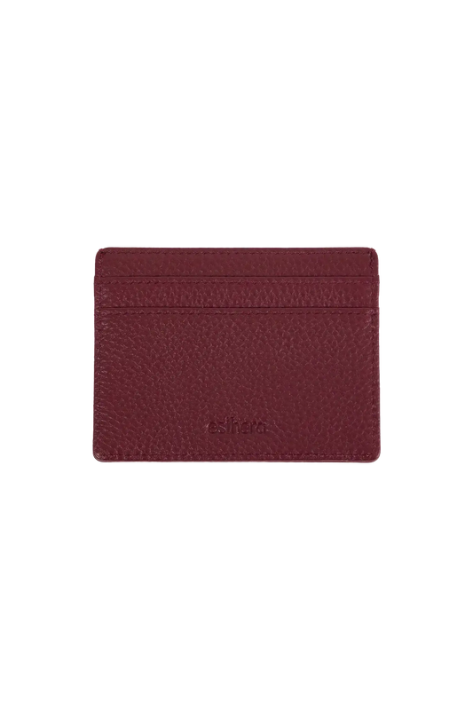 Card holder burgundy