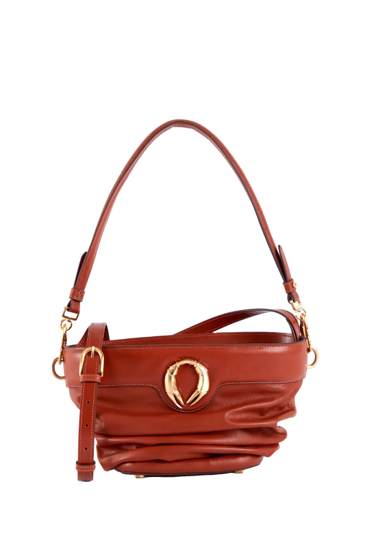 Crab Claws Shoulder Bag Marrom