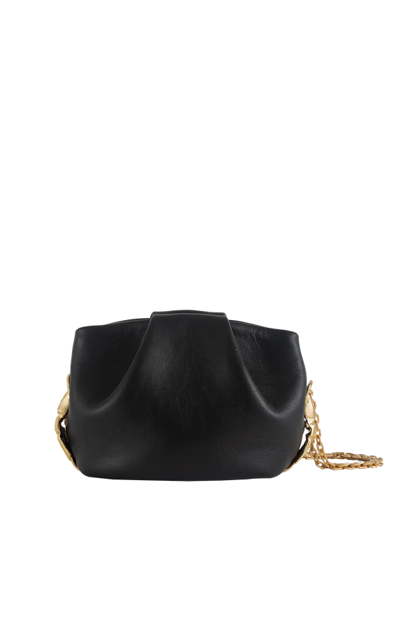 Bolsa em couro legítimo na cor preta com fechamento seguro e alça ajustável confortável, design sofisticado e funcional ideal para o dia a dia.