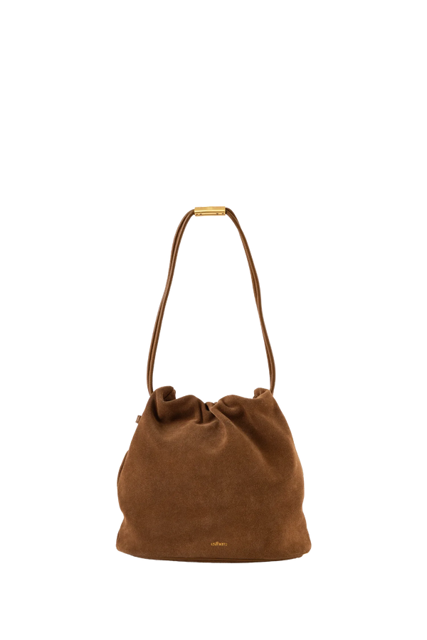 Esthera pouch camurça marrom