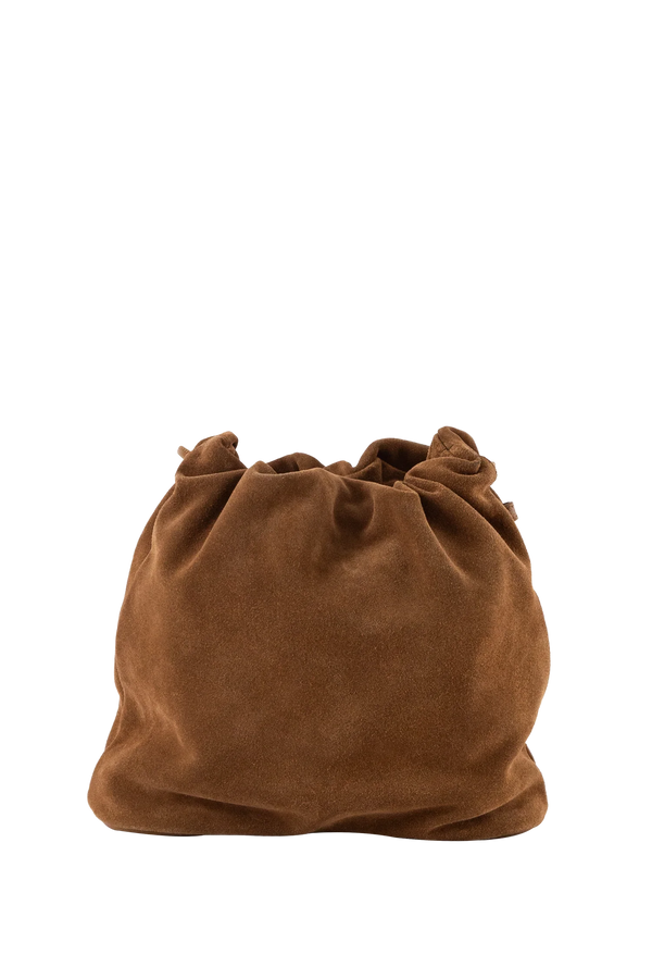 Esthera pouch camurça marrom