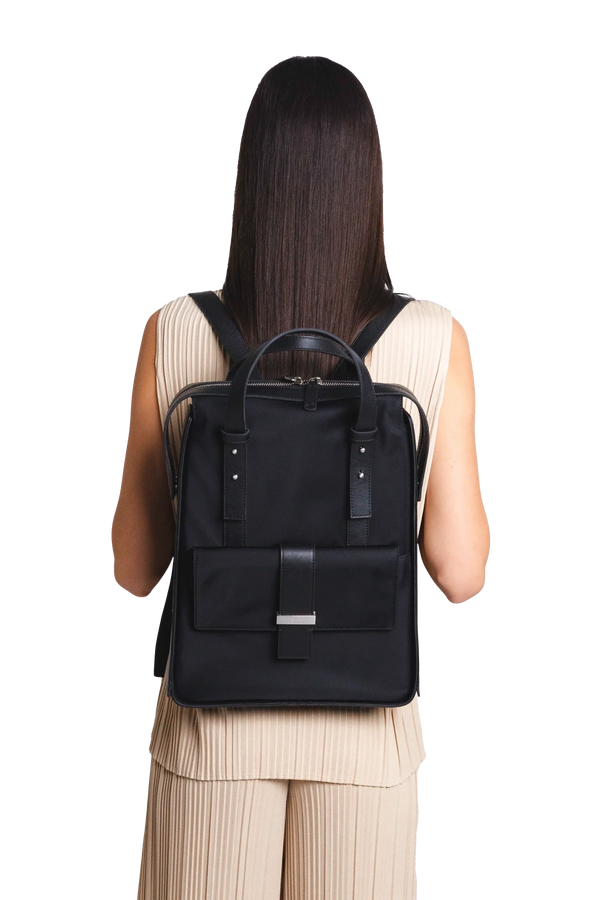 7AM backpack nylon preta