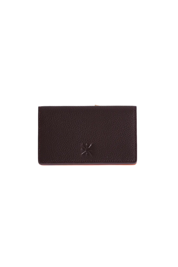 Modular wallet marrom e laranja