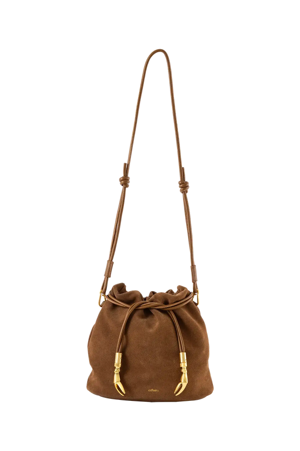 Bolsa tiracolo em camurça na cor com tom elegante com fechamento seguro e alça ajustável confortável, design sofisticado e funcional ideal para o dia a dia.