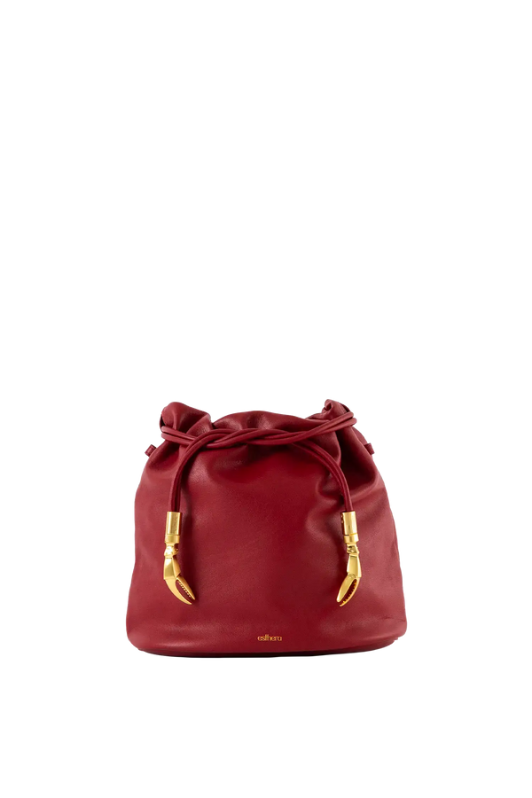 Bolsa tiracolo em couro legítimo na cor vermelha merlot com fechamento seguro e alça ajustável confortável, design sofisticado e funcional ideal para o dia a dia.