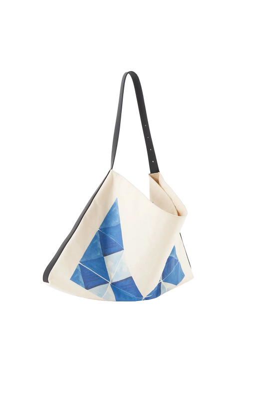 Bolsa painel modernista azul