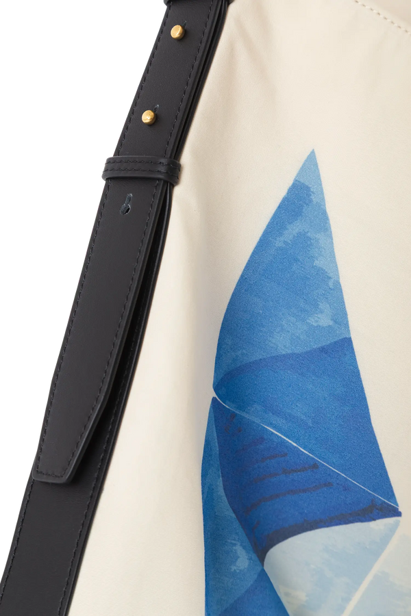 Bolsa painel modernista azul