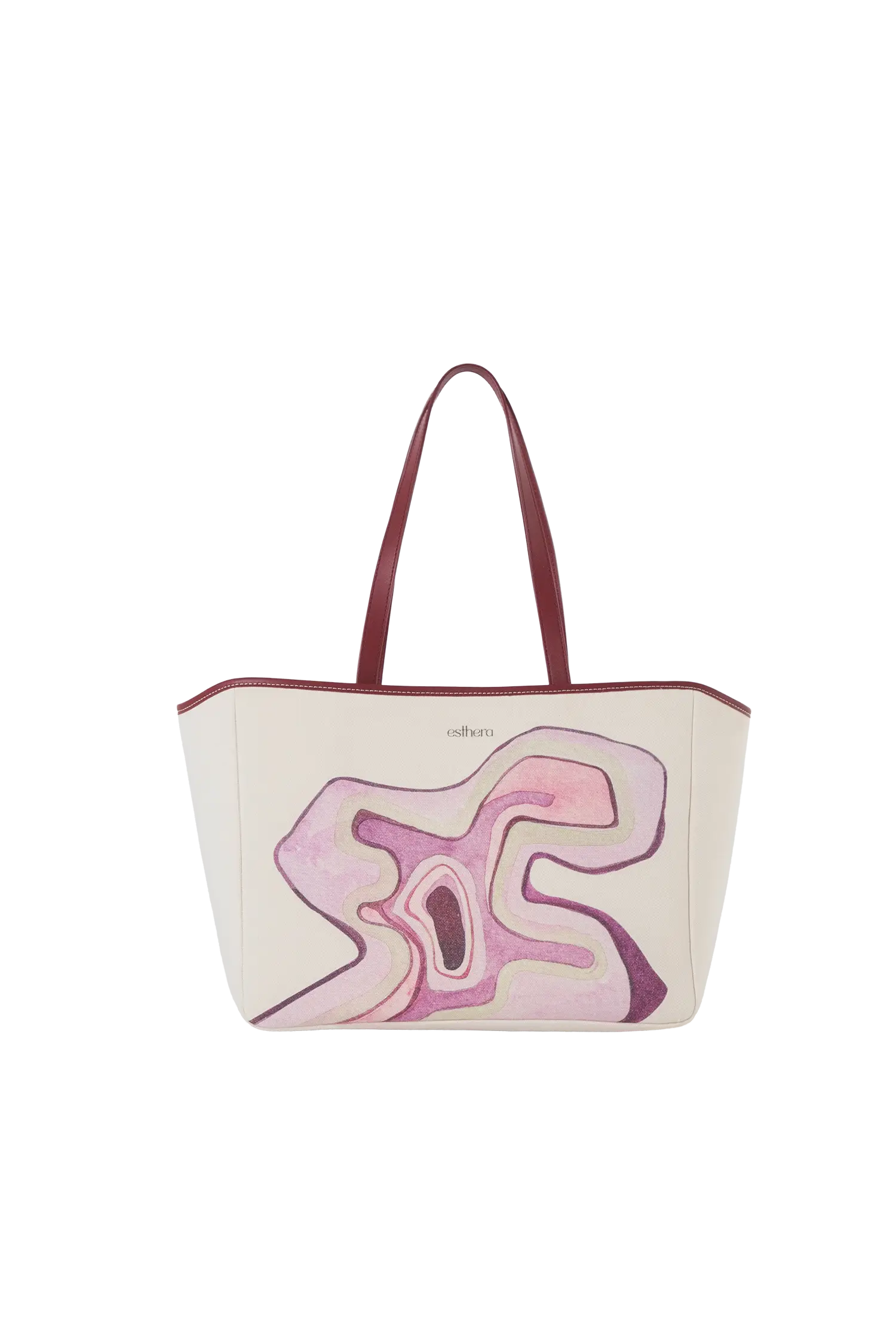Tote Jardim Modernista Rosa