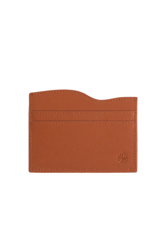 Waves card holder marrom