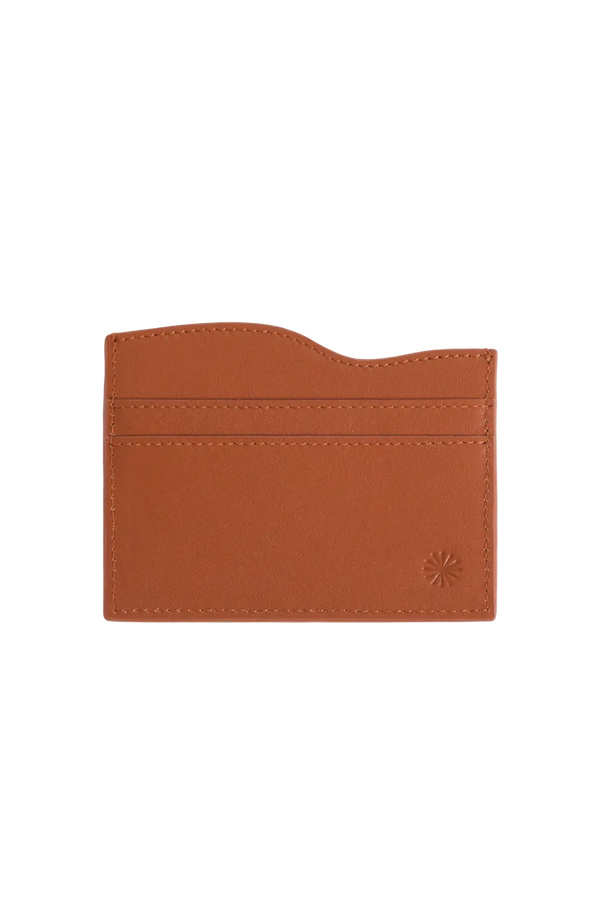 Waves card holder marrom